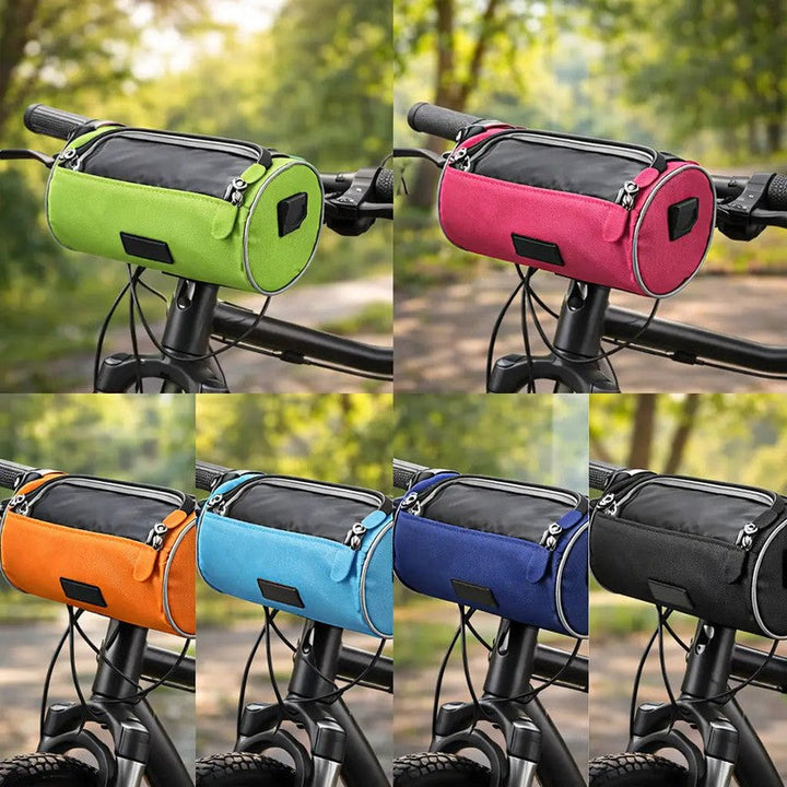 Accesorios bici: Bolsa manillar reflectante, resistente al agua, para teléfono y pequeños objetos.