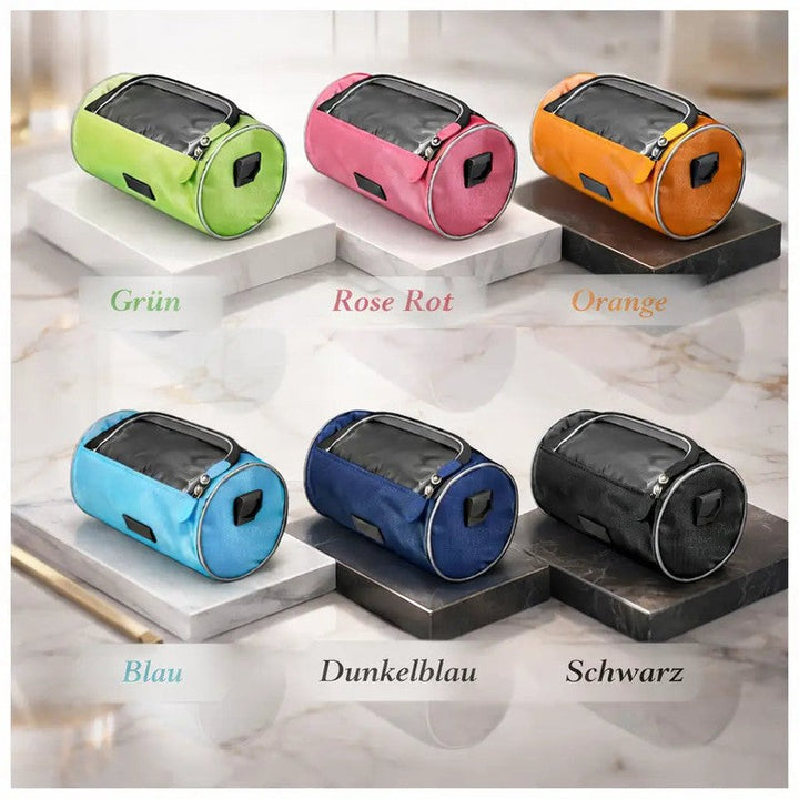Almacenamiento frontal bici: Bolsa manillar unisex para equipo ciclismo y dispositivos móviles.