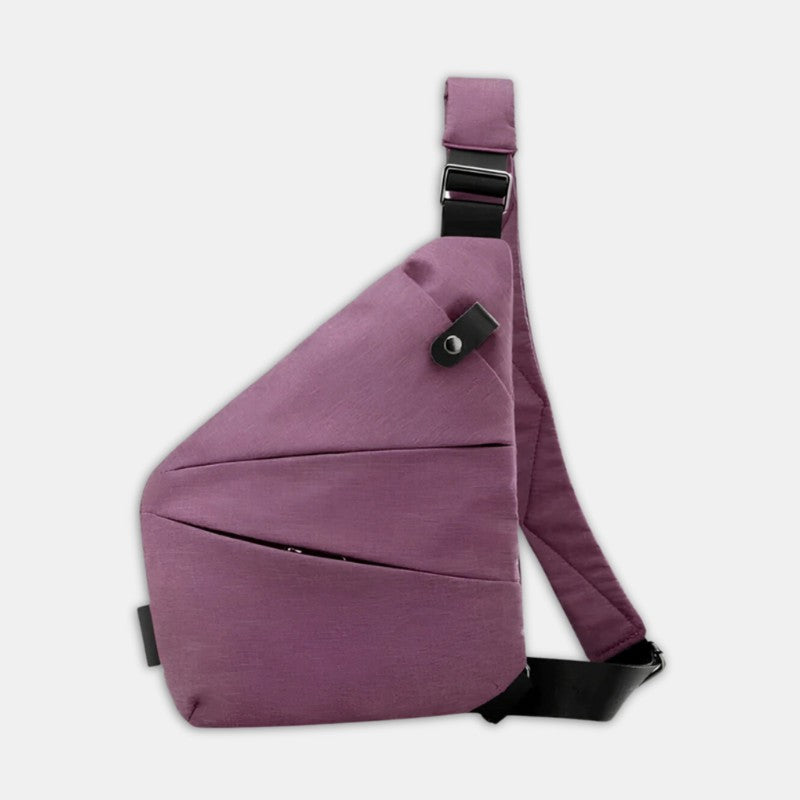 Bandolera convertible unisex, cómoda para diestros y zurdos. Accesorio de viaje funcional.