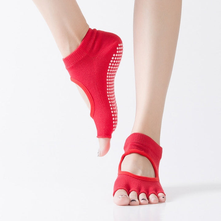 Calcetines de yoga antideslizantes, soporte y confort para todas tus posturas.