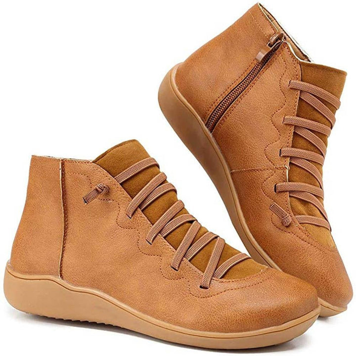 Botines de mujer Elite Feet elegantes, cómodos y versátiles para otoño/invierno. Calzado de moda con estilo casual.
