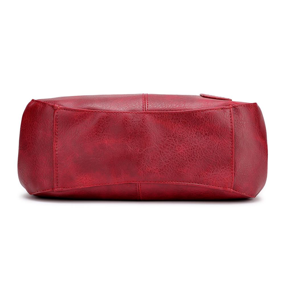 Bolso elegante de mujer, piel sintética, hombro, con gran capacidad y cremallera. Accesorio chic.