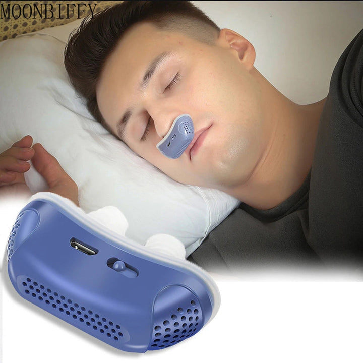 Dispositivo anti-ronquidos para hombres y mujeres, mejora la respiración y el sueño.