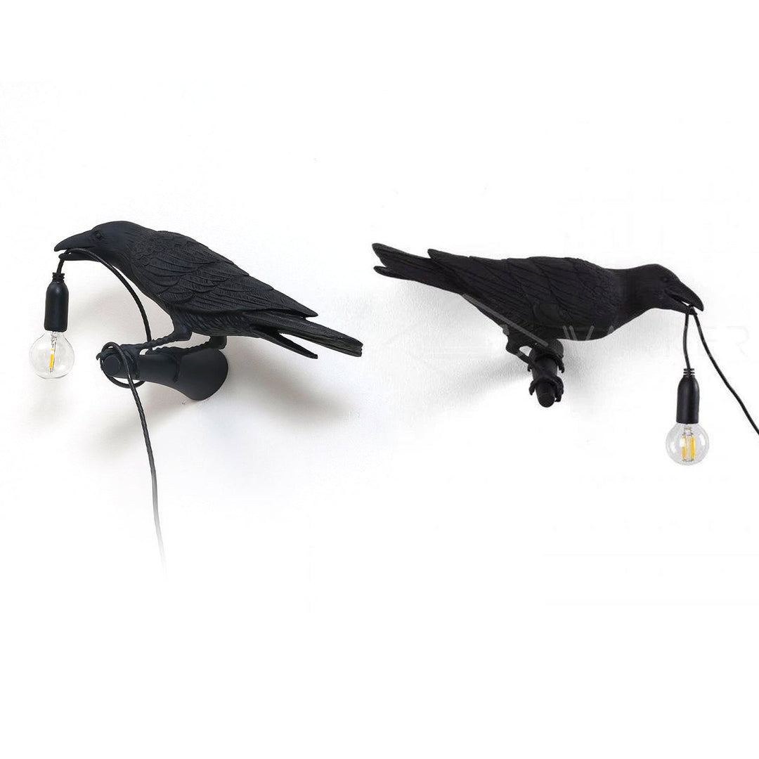 Lámpara de pared de ave decorativa, luz de ambiente estilo moderno y mágico.