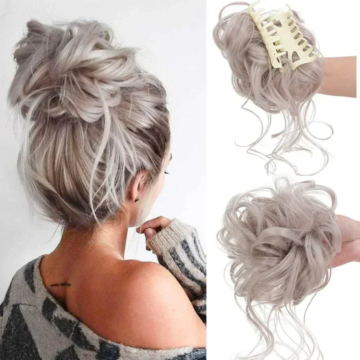 Transforma tu cabello con este moño rizado instantáneo, volumen y rizos espectaculares.