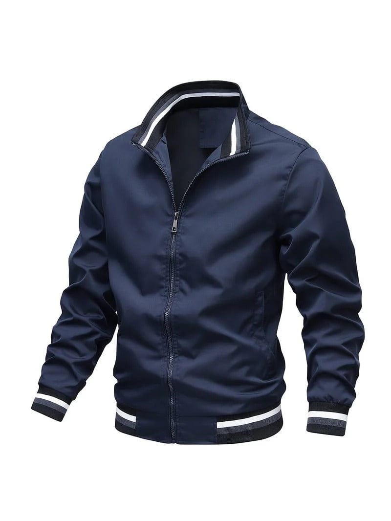 Chaqueta ENZO bomber para hombre, diseño moderno y versátil, ideal como abrigo casual urbano de otoño.