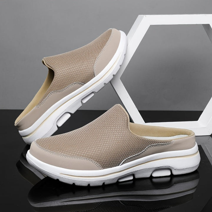 Sandalias flexibles de hombre, soporte ortopédico para actividades deportivas y casuales.