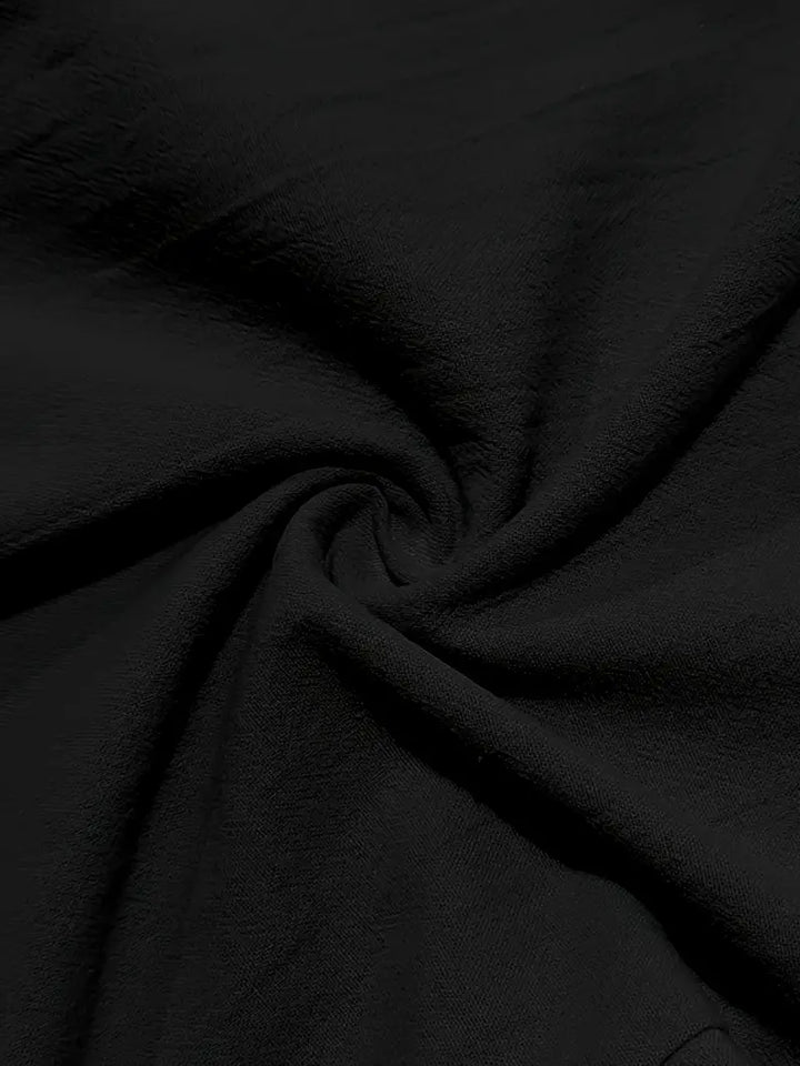 Pantalones de lino casuales, largos, para hombre, con cordón elástico, perfectos para el verano.