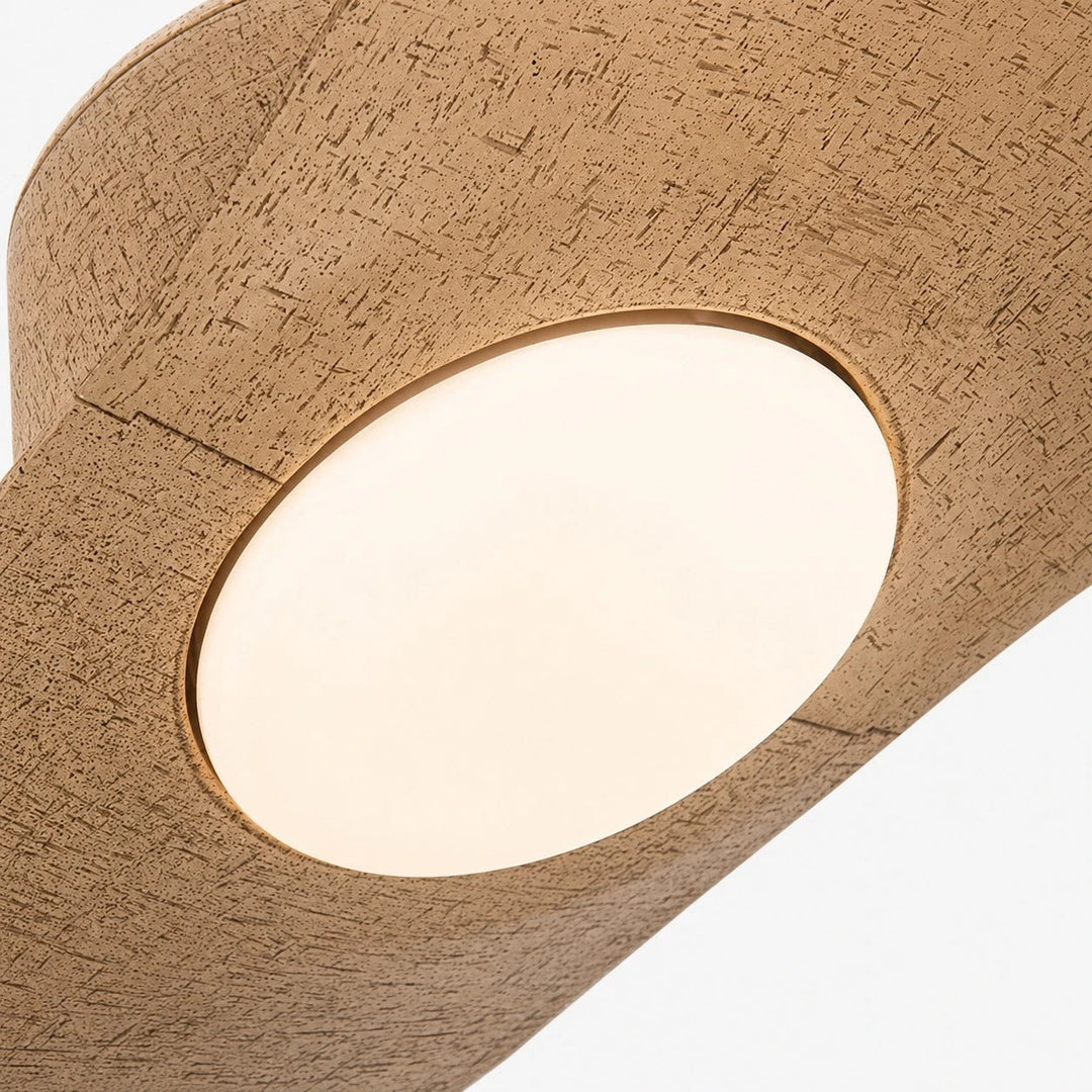 Decoración e iluminación con ventilador de techo LED dimerizable y diseño moderno.