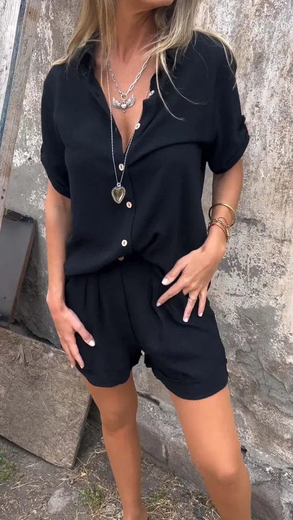 Conjunto Malara versátil de top y pantalón para mujer, moda casual de dos piezas para estilo diario cómodo.