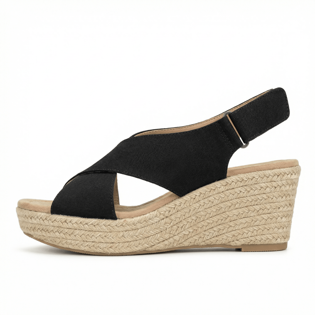 Alpargatas de cuña cómodas para mujer, calzado fresco y versátil ideal para el estilo de verano.