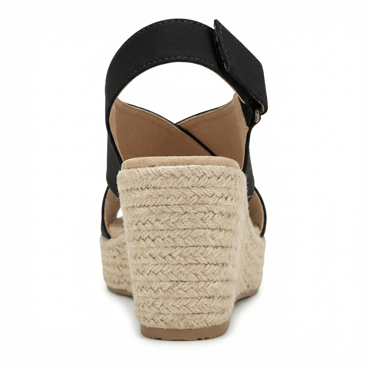 Alpargatas de cuña mujer, calzado fresco y cómodo. Elegantes sandalias de verano con un toque de moda.