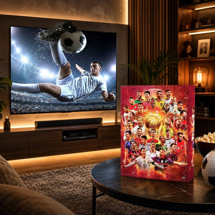 Descubre sorpresas diarias con el Calendario Adviento Fútbol Mundial, un regalo festivo.