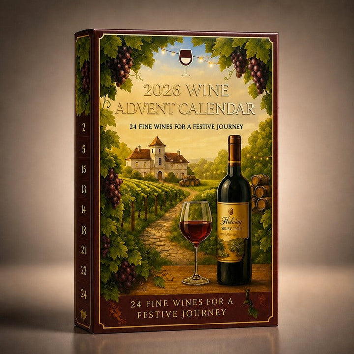 Variedad de vinos en el Calendario de Adviento. Sorpresas diarias de enología para celebrar la Navidad.