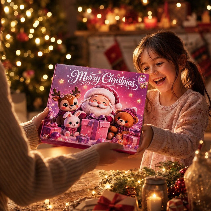 Regalo navideño perfecto: Calendario de Adviento de pulseras DIY. Fomenta la creatividad en joyería infantil esta Navidad.