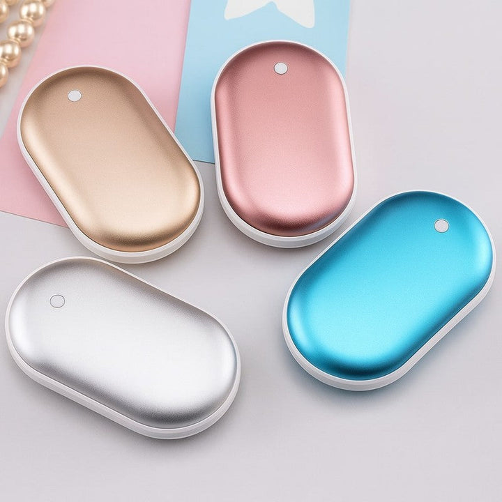 Calentador de manos y powerbank unisex, un dispositivo recargable y portátil para el frio del invierno.