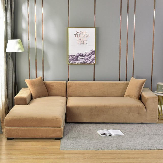 Funda decorativa elástica universal para sofá, renueva tus muebles con estilo y protección.