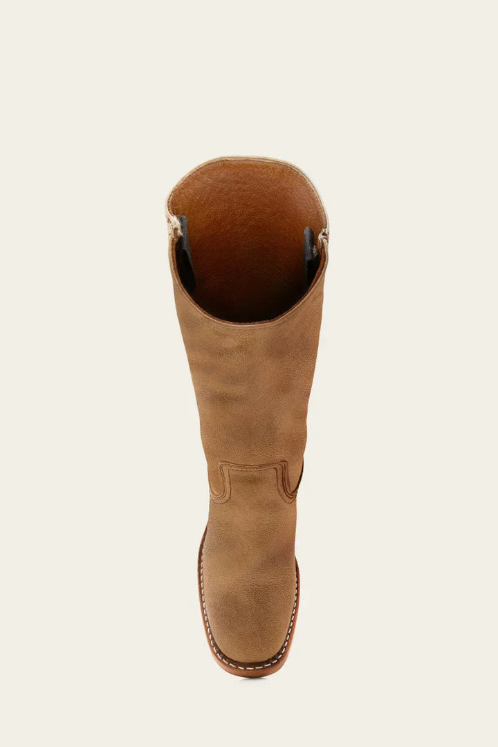 Botas de mujer con tacón de cuero flexible, diseño chic que combina moda y gran comodidad.