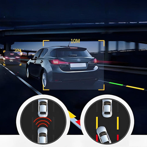 Cámara de tablero Cirro IA con grabación en bucle continua para monitoreo de seguridad vial.