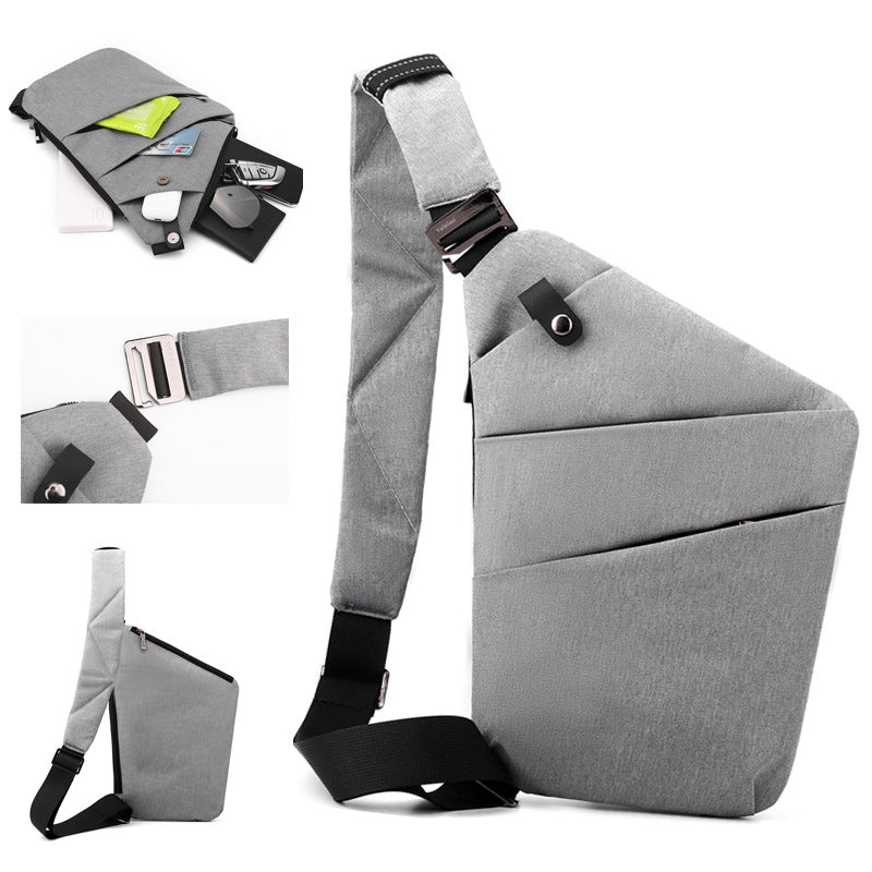 Bolsa cruzada para viajes, con protección antirrobo y estilo casual para cualquier aventura.
