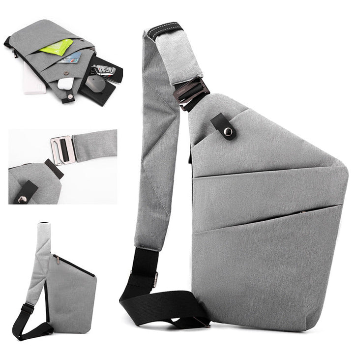 Bolsa cruzada para viajes, con protección antirrobo y estilo casual para cualquier aventura.