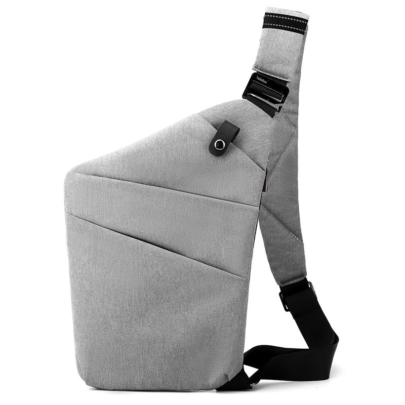 Bolso cruzado antirrobo unisex negro para viajes. Seguridad y comodidad urbana garantizadas.
