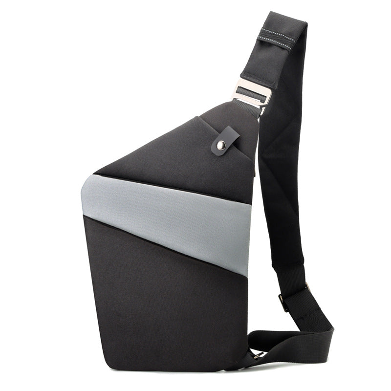 Bolso unisex casual con correa ajustable, ideal para organizar tus pertenencias con seguridad.