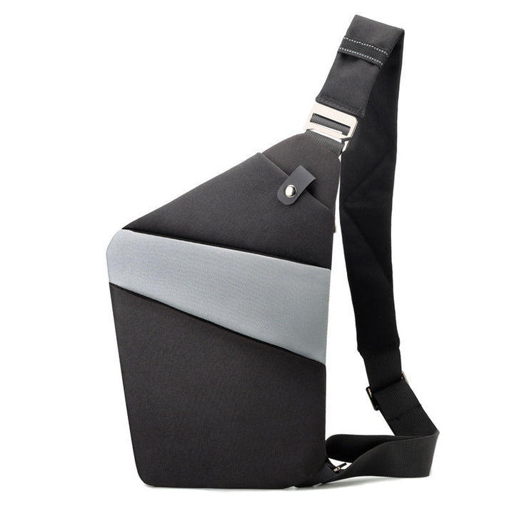 Bolso unisex casual con correa ajustable, ideal para organizar tus pertenencias con seguridad.