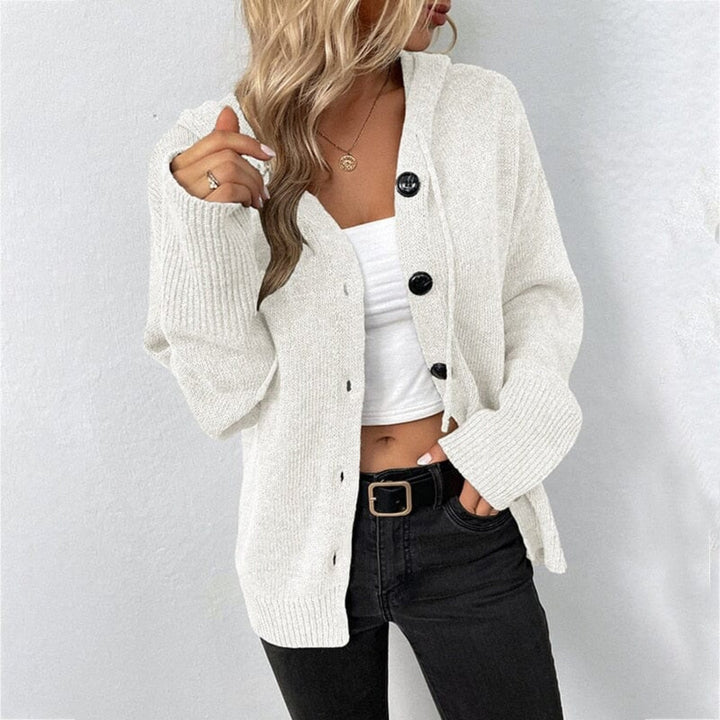 Chaqueta de punto de mujer, prenda femenina versátil para un look chic y cómodo en primavera.