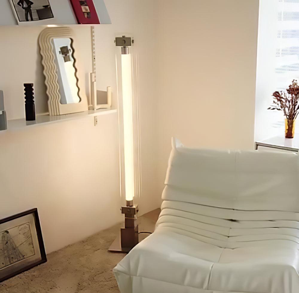 Moderna lámpara de pie M29, pantalla esférica de vidrio, estilo contemporáneo para iluminación decorativa.