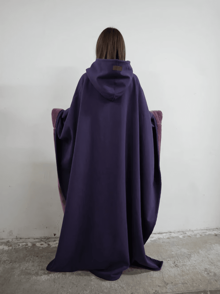 Sudadera con peso en negro para mujer, confort y moda antiestrés.