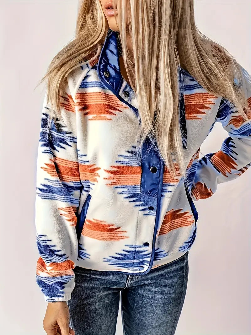 Suéter cárdigan de mujer, diseño de punto con botones. Moda cómoda y abrigadora para uso diario.