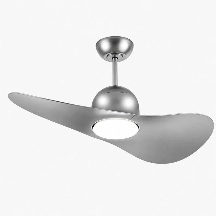 Iluminación moderna: ventilador de techo LED silencioso con luz dimerizable.
