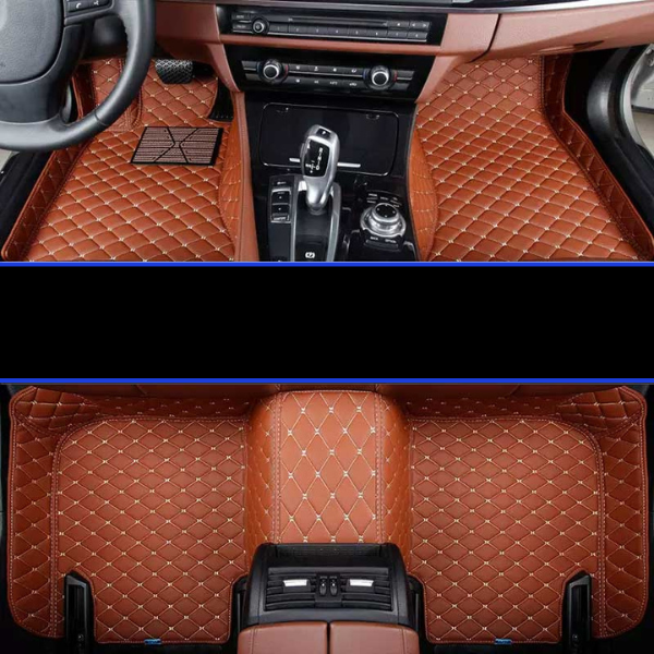 Juego de alfombrillas de coche personalizables, con diseño premium y protección interior robusta.
