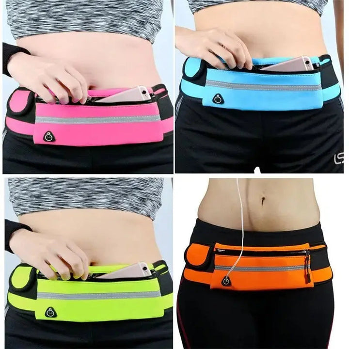 Bandolera ligera para senderismo y actividades al aire libre. Bolsa segura para móvil y objetos personales.