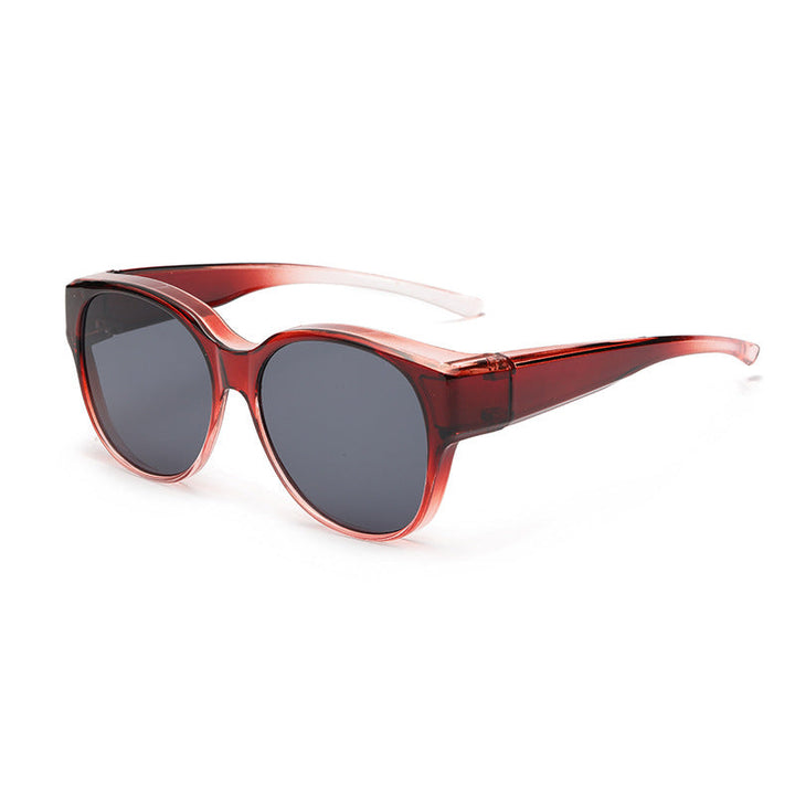 Protección UV400: gafas de sol polarizadas de mujer, estilo ojo de gato elegante.