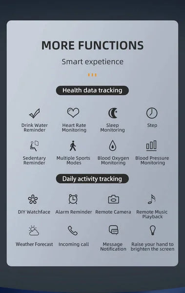 Smartwatch para vida activa. Registra glucosa, oxígeno, ritmo durante ejercicio. Fitness y salud portable.