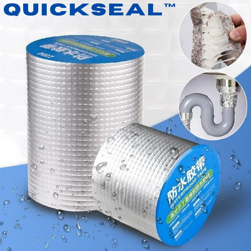 Cinta adhesiva impermeable para reparaciones duraderas, ideal para sellado de fugas en el hogar y exterior.