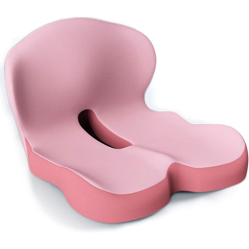 Cojín ergonómico premium con soporte lumbar. Confort superior para dolor de espalda en silla de oficina y asiento.