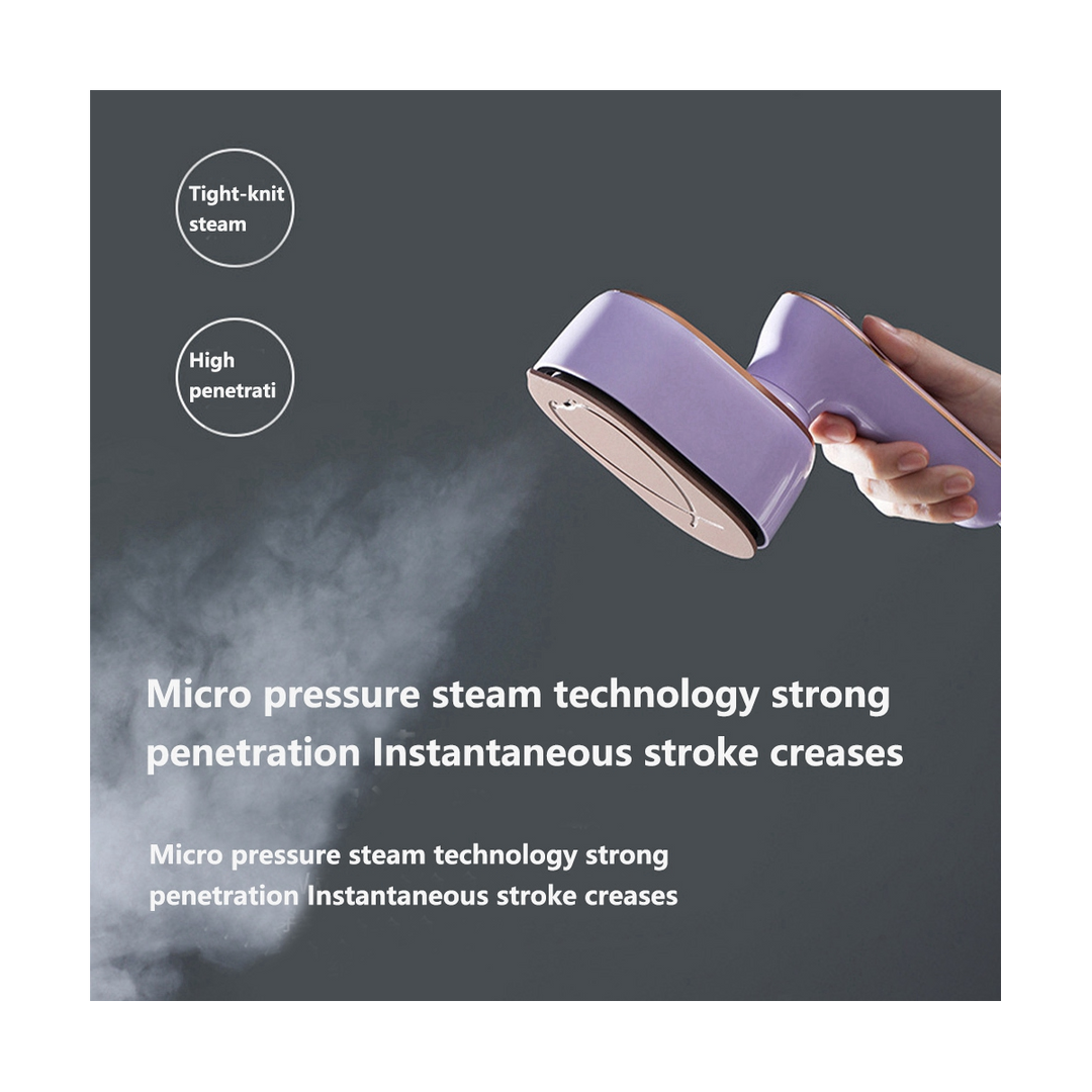 Plancha de vapor compacta y fácil de usar, elimina arrugas de la ropa rápidamente para un look impecable.