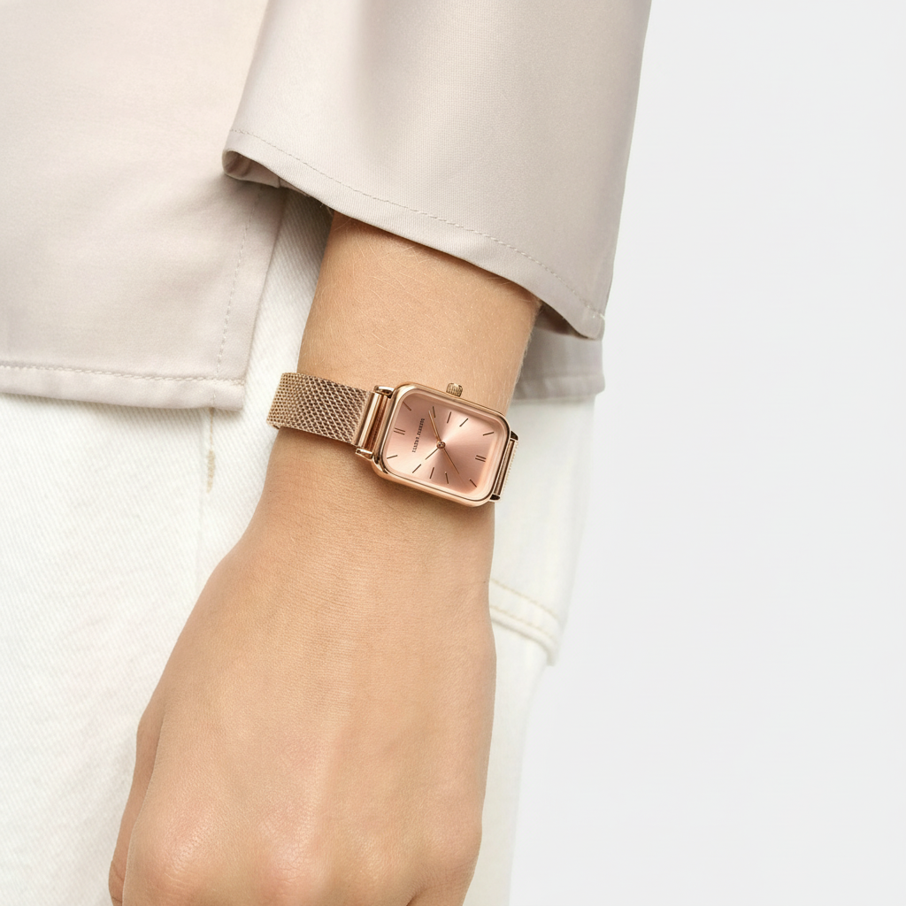 Reloj de cuarzo mujer para oficina, estilo business elegante e impermeable, un regalo sofisticado.