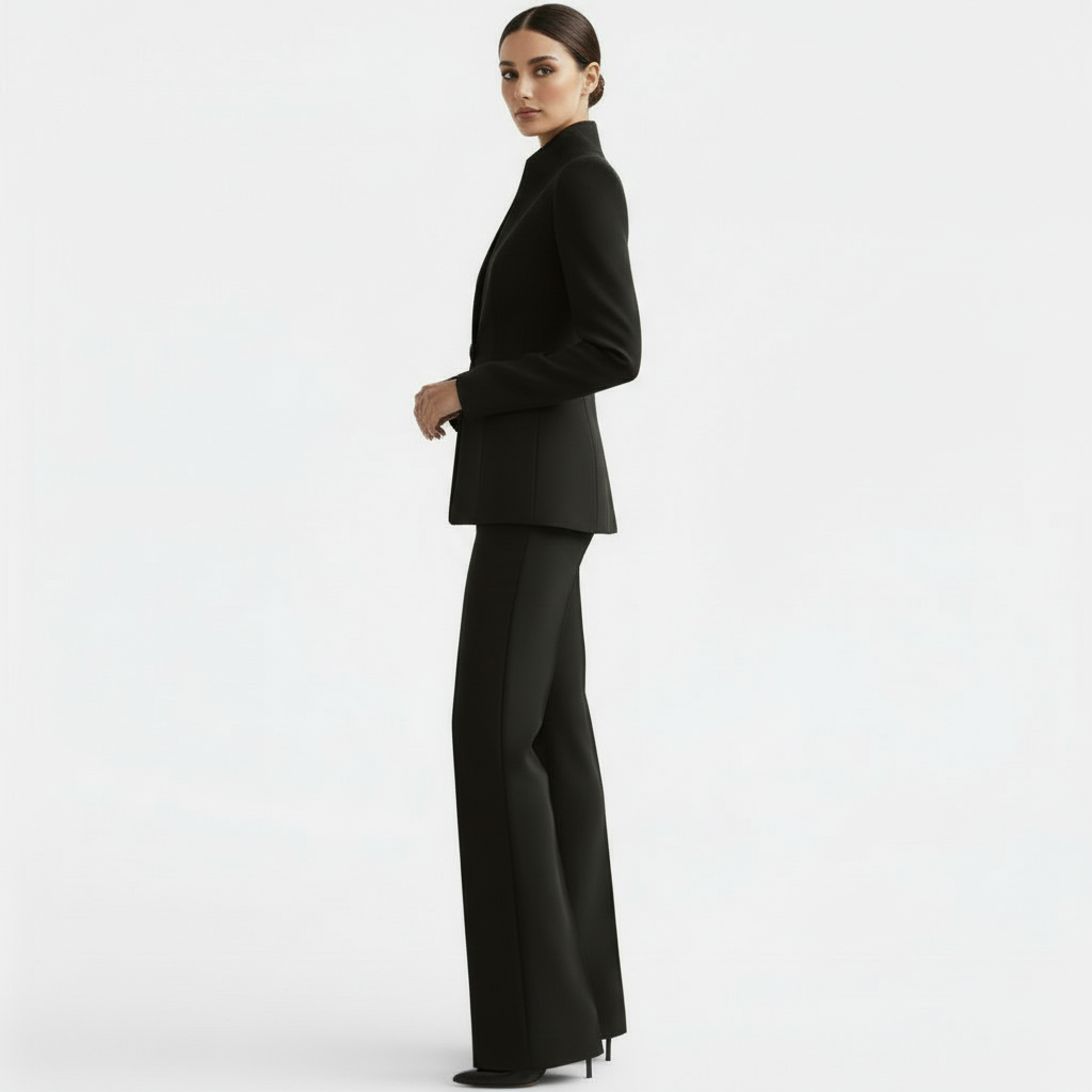 Ropa de negocios para mujer, traje profesional y cómodo.