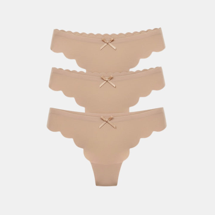 Tangas mujer sin costuras, ideales para evitar marcas bajo la ropa. Ropa interior suave y cómoda en pack de 12.