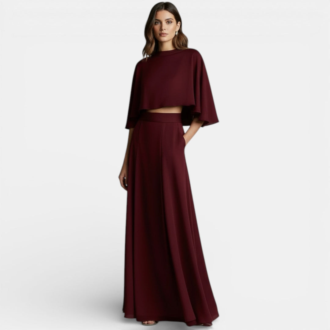 Conjunto minimalista elegante para mujer, ropa casual chic y cómoda.
