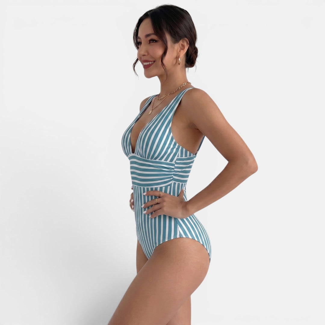 Traje de baño moldeador de mujer, efecto reductor y gran confort. Perfecto para vacaciones y piscina de verano.