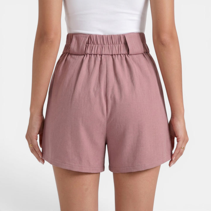 Shorts de mujer casuales de cintura alta, sueltos y versátiles para cualquier ocasión veraniega.