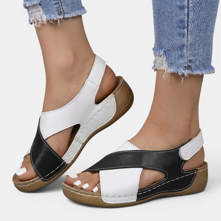 Sandalias de cuña mujer elegantes y cómodas, perfectas para verano, playa y vacaciones.