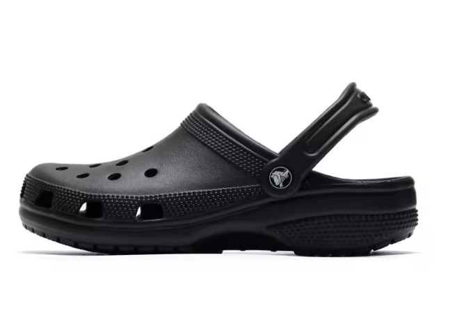 Zuecos Crocs clásicos de hombre, confortables y resistentes al agua, perfectos para el verano y uso diario.