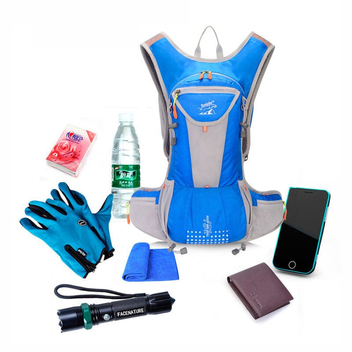 Mochila de aventura para hombres, ligera y cómoda, para ciclismo, senderismo y deportes al aire libre.