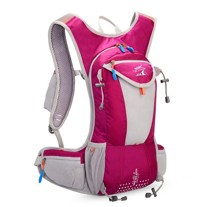 Mochila de aire libre 15L para hombres, perfecta para ciclismo, senderismo y aventura deportiva.
